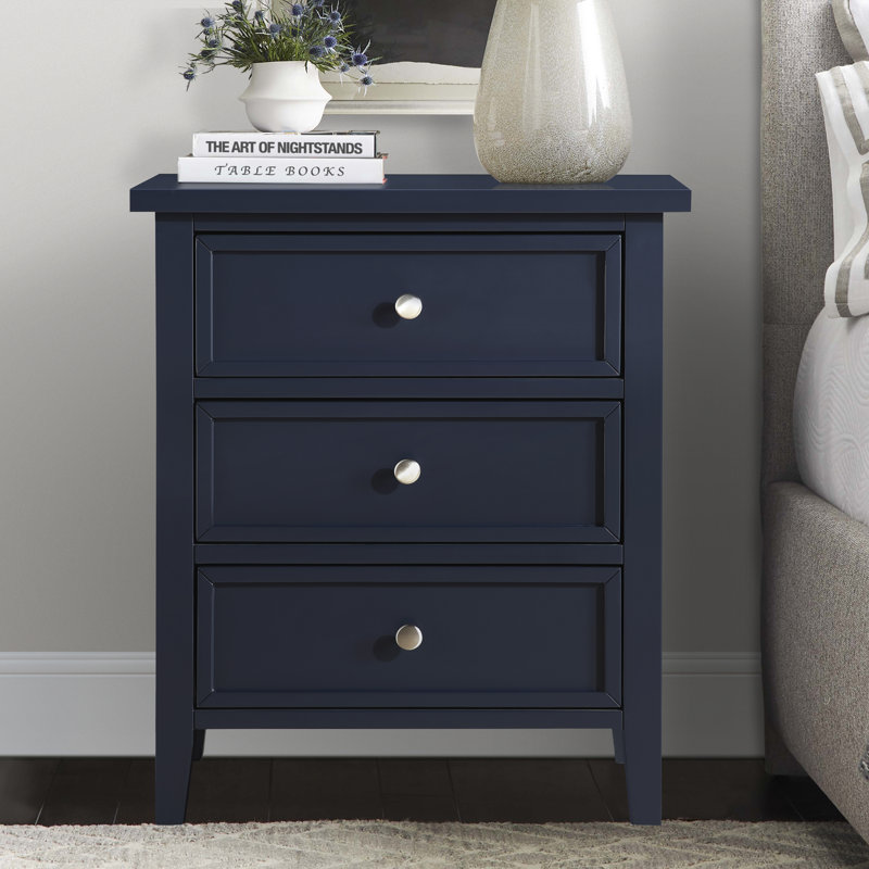 Red Barrel Studio® Ainis 3-Drawer Nightstand & Reviews | Wayfair